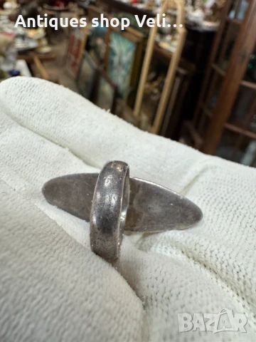 Сребърен пръстен със седеф №7167 , снимка 3 - Пръстени - 50952449