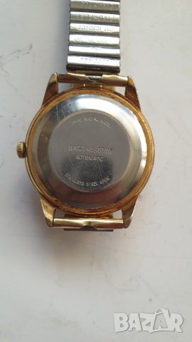Мъжки позлатен автоматичен часовник Timex, снимка 6 - Антикварни и старинни предмети - 42563178
