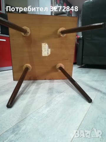 Дървена масичка - Троян /55/55/51см, снимка 5 - Маси - 42277718