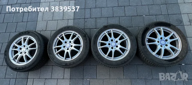 Оригинални джанти за Mercedes 16" 5x112 с гуми Michelin 205/55/16 за A, B, C-класа, снимка 6 - Гуми и джанти - 55838618
