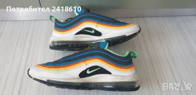 Nike Air Max 97 UK 8 US 9 Mens Size 42.5/27см ОРИГИНАЛ! Мъжки Маратонки!, снимка 7 - Маратонки - 47389694