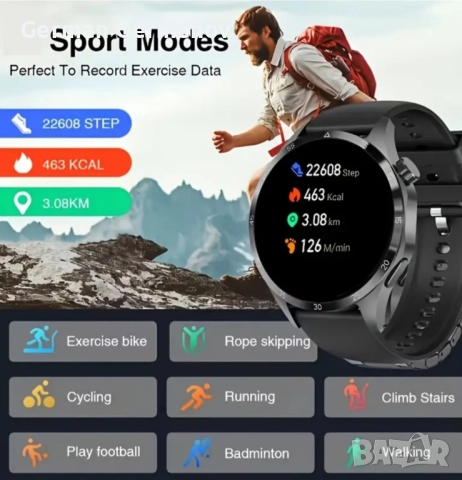 Смарт Часовник(нов), снимка 2 - Смарт часовници - 52370506