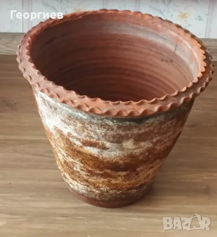 Керамика,тенджера,сервизи за вино.Голяма стара саксия., снимка 4 - Прибори за хранене, готвене и сервиране - 49739366