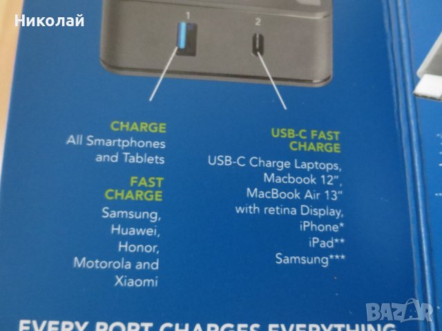 cellularline MULTIPOWER 2 Combo Plus зарядно 48W, снимка 4 - Оригинални зарядни - 39312316