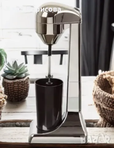 Миксер за фрапе Rosberg Premium, 100W, 450мл.мерителна чаша, Хромирана, снимка 2 - Миксери - 49347596