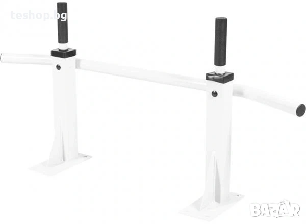 Стенен лост за набирания Gorilla Sports, бял до 350 кг