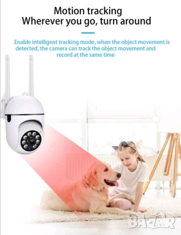 Камера за наблюдение с Wi fi + 32GB SD карта, снимка 5 - IP камери - 42432075