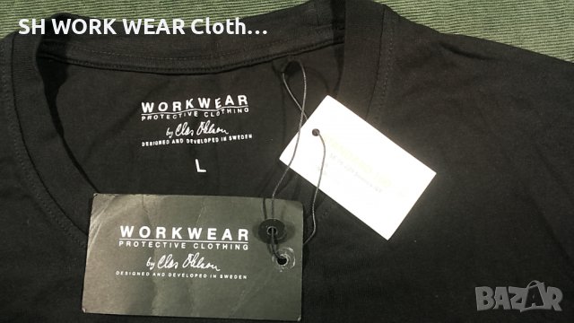 Clas Ohison WORKWEAR T-Shirt размер L Работна тениска W1-21, снимка 7 - Тениски - 40100731