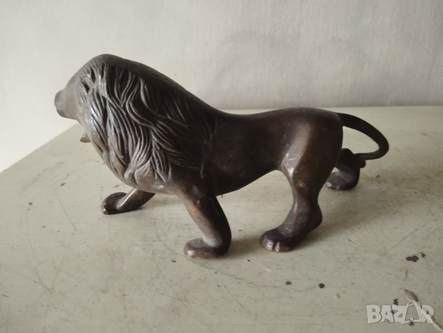 Стара статуетка лъв, снимка 1 - Статуетки - 44717722