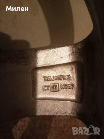 Алуминиеви джанти 17 цола за  Мерцедес, Фолксваген, Ауди, Сеат, Шкода, снимка 14 - Гуми и джанти - 39070670