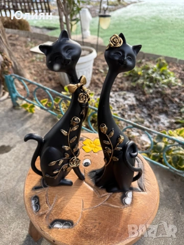 Котки 2 броя комплект, снимка 2 - Декорация за дома - 53149843
