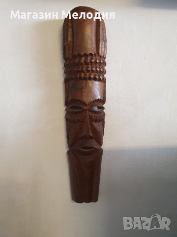 Оригинални дървени африкански маски. Купувани през 1986г. от Мозамбик. По 80лв./бр.  ( Голямата 110л, снимка 4 - Декорация за дома - 40998312