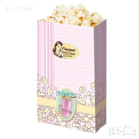 Машина за пуканки без мазнина Bestron Sweet Dreams – бързо приготвяне у дома, снимка 8 - Други - 53567307