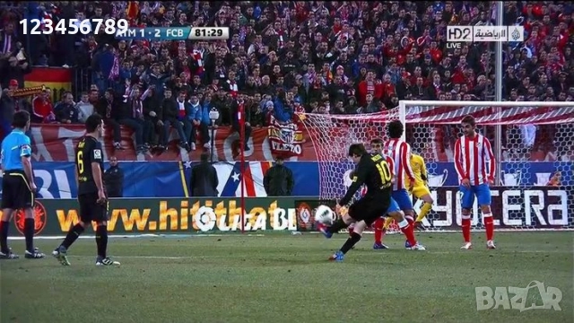 Barcelona Lionel Messi 2011/2012 оригинална тениска фланелка Меси Барселона екип черен , снимка 13 - Тениски - 52154917