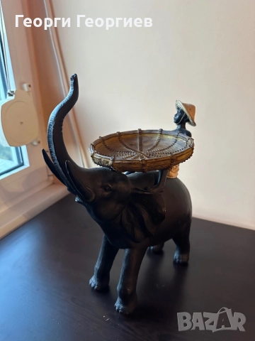 Прекрасна статуетка слон , снимка 3 - Статуетки - 52405065