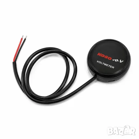 Компактен дигитален волтметър 12V с червен LED дисплей, снимка 2 - Аксесоари и консумативи - 55865479