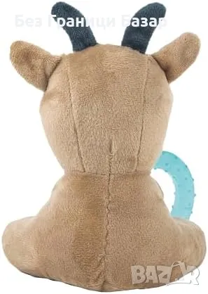 Нова Плюшена кучешка играчка с ринг – за малки породи кученца игра, снимка 2 - За кучета - 48897247