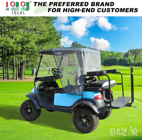 10L0L Сенник за голф количка за 2 пътници за Club Car Precedent и EZGO TXT, снимка 2 - Голф - 49931390