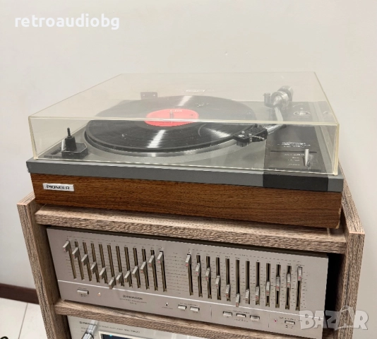🔊ТОП ретро аудио сет PIONEER синя серия + рак шкаф, тонколони и еквалайзер🔉, снимка 7 - Аудиосистеми - 52557569