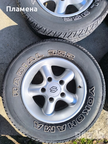 Алуминиеви джанти за Сузуки Витара 15цола, снимка 2 - Гуми и джанти - 53653000