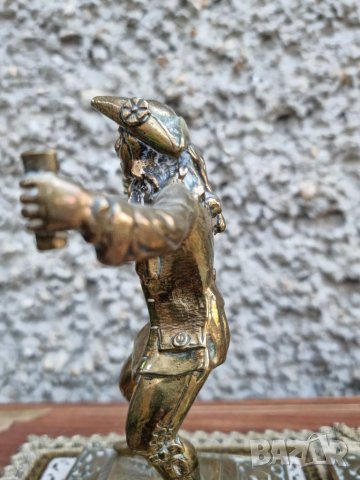 Антикварни Бронзови Свещници Фокусник Франция- (1930-1940г), снимка 16 - Антикварни и старинни предмети - 40112344