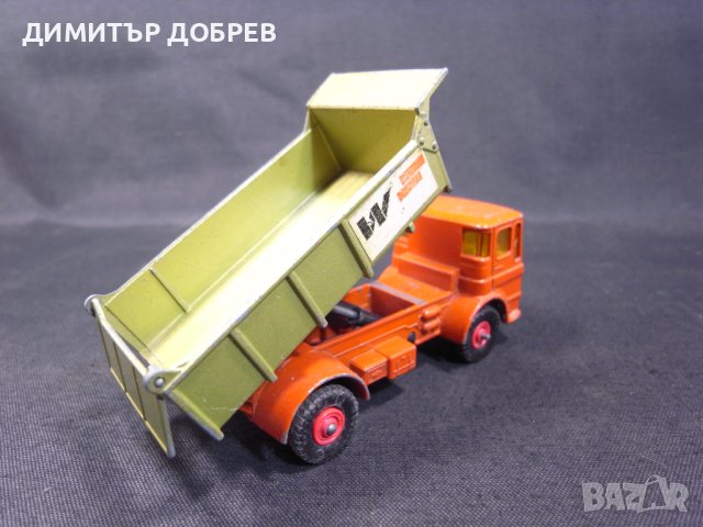 СТАРА РЕТРО МЕТАЛНА КОЛИЧКА САМОСВАЛ LEYLAND MATCHBOX KING SIZE, снимка 4 - Колекции - 41910297