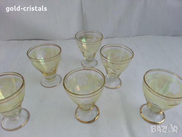 Ретро чашки за ракия с гарафа , снимка 5 - Антикварни и старинни предмети - 33818283