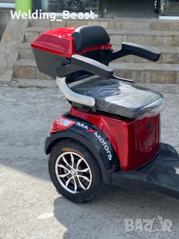 НОВ МОДЕЛ Електрическа Триколка Famozna-LUX 1500W/60V/20Ah - Червена, снимка 3 - Мотоциклети и мототехника - 39300553
