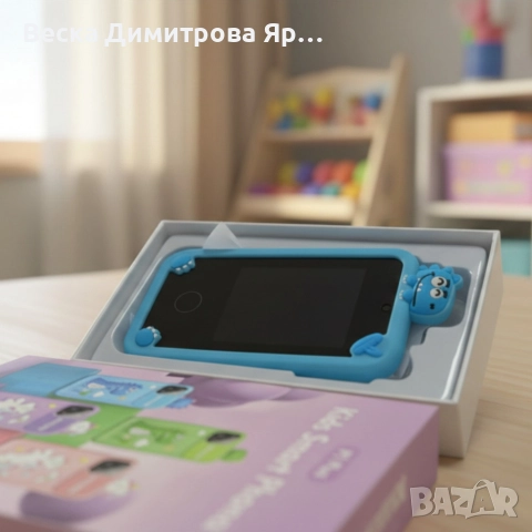 Детски смарт телефон P1 Plus с игри и двойна камера – 2.8″ IPS дисплей, 8GB памет и силиконов калъф, снимка 3 - Други - 52983165