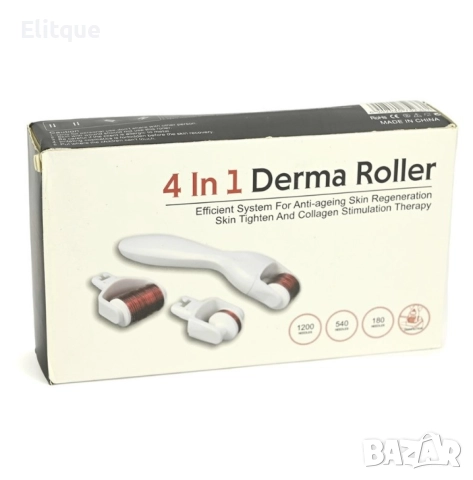 Дерма ролер против стареене 4 в 1, снимка 3 - Други - 52860665