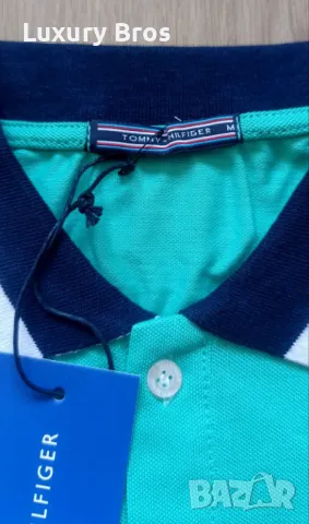 Мъжки тениски с яка Tommy Hilfiger, снимка 4 - Тениски - 48943038