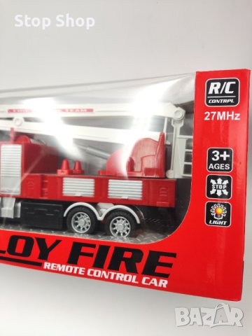Метална Пожарна Камион с дистанционно управление , снимка 4 - Коли, камиони, мотори, писти - 40887834