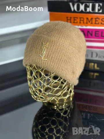 YSL дамски зимни шапки Yves Saint Laurent , снимка 4 - Шапки - 48250869