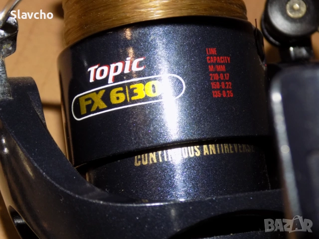 Риболовна Макара - Zebco Topic FX6/30/ 6-ball bearing, снимка 16 - Макари - 39118644