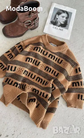 Miu Miu дамски пуловери фино плетиво, снимка 2 - Блузи с дълъг ръкав и пуловери - 48189175