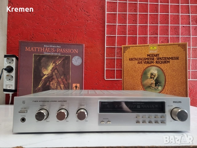 усилвател PHILIPS F-4213, снимка 2 - Ресийвъри, усилватели, смесителни пултове - 53402382