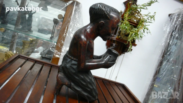 Африканска фигура, снимка 3 - Статуетки - 53069790