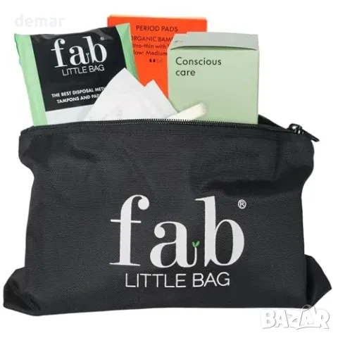 Комплект за менструална грижа в чанта Fab Little Bag – за път и спорт, снимка 2 - Други - 55850050
