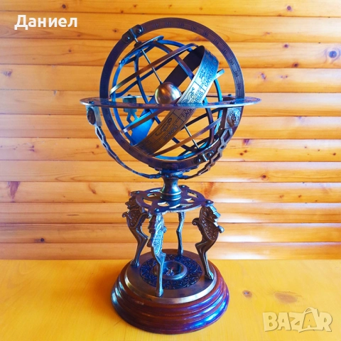 Армиларна бронзова сфера, снимка 5 - Подаръци за мъже - 46796879
