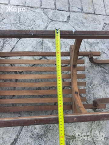 Стара дървена шейна, снимка 3 - Антикварни и старинни предмети - 52737957