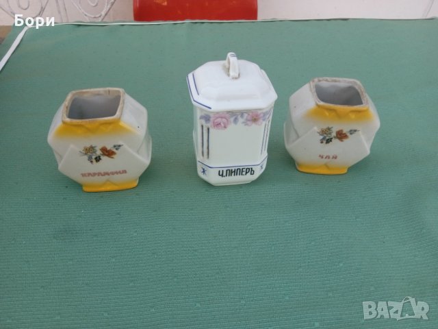 Стар порцелан за подправки, снимка 2 - Кутии за храна - 35760047