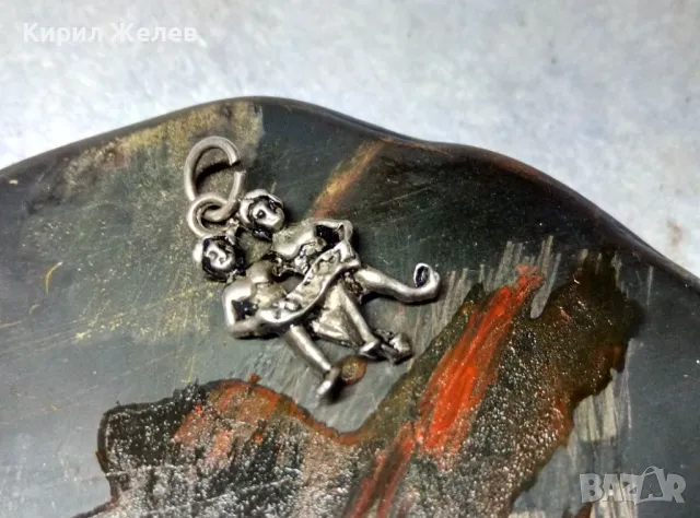 ЗОДИЯ БЛИЗНАЦИ АСТРОЛОГИЧЕН СРЕБЪРЕН МЕДАЛЬОН ЛАКИРАНО СРЕБРО ВИСОКА ПРОБА ХУДОЖЕСТВЕНА РАБОТА 31473, снимка 2 - Колиета, медальони, синджири - 49704769