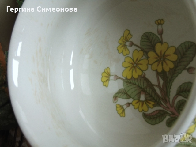 Стар английски порцеланов съд, снимка 9 - Чинии - 52642317