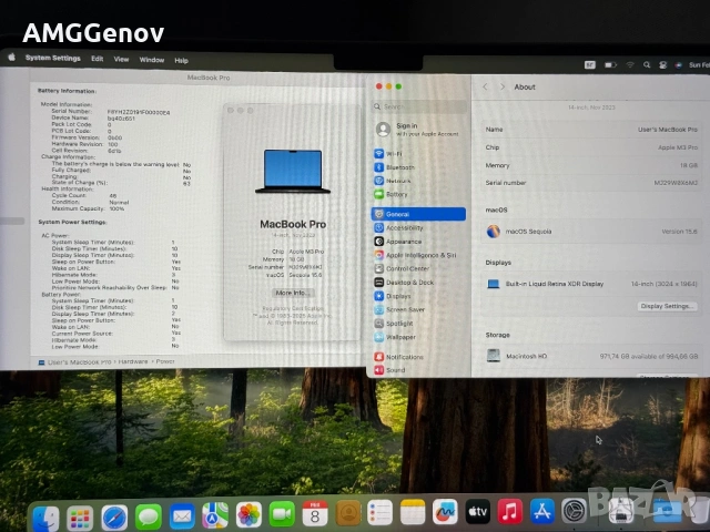 Като Нов 14’Macbook Pro 14/M3 Pro/2024/18GB LPDDR5/1TB SSD/, снимка 10 - Лаптопи за работа - 53456297