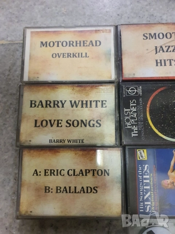 Лот от 10бр аудио касети със записи музика. Всички за 20лв. Купени от чужбина. Записите са качествен, снимка 7 - Аудио касети - 52855053