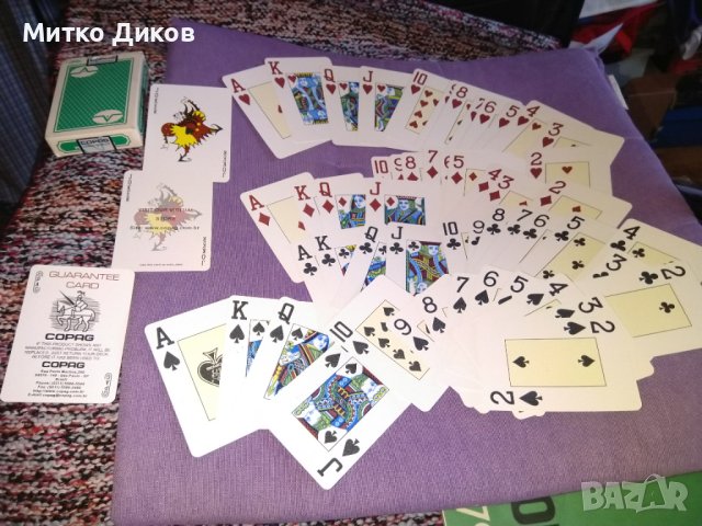 Copag playing cards-маркови карти за игра 100% пластик 52+3 нови