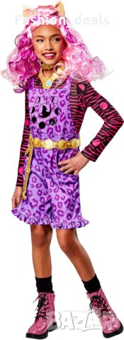 Нов Официален детски комбинезон костюм Monster High Clawdeen Wolf, снимка 6 - Други - 42726472