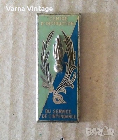 Стар полков знак Франция. (2)., снимка 2 - Антикварни и старинни предмети - 41037293