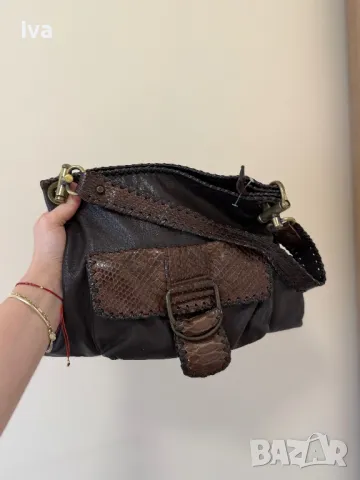 Чанта естествена кожа Gianni Chiarini, снимка 3 - Чанти - 49347082