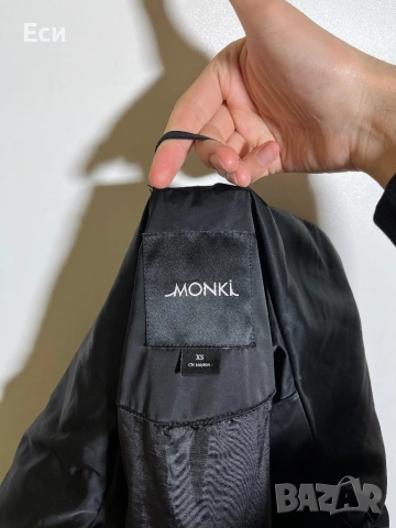 Дамско зимно яке Monki ( черно размер М), снимка 14 - Якета - 53344301
